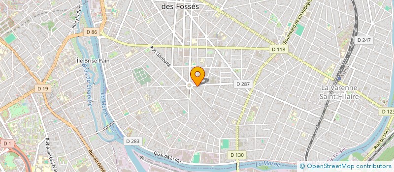 localisation de l'entreprise INEBAT à SAINT-MAUR-DES-FOSSES