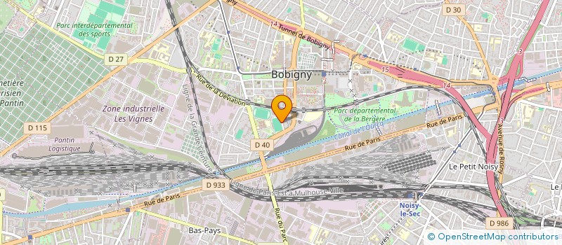 localisation de l'entreprise INEDI à BOBIGNY
