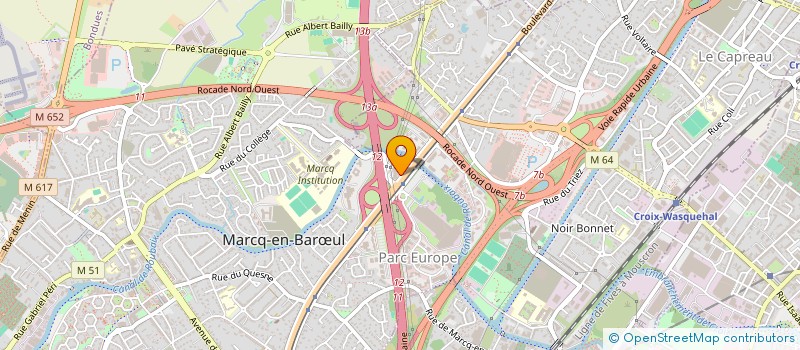 localisation de l'entreprise INEDIIA à MARCQ-EN-BARŒUL