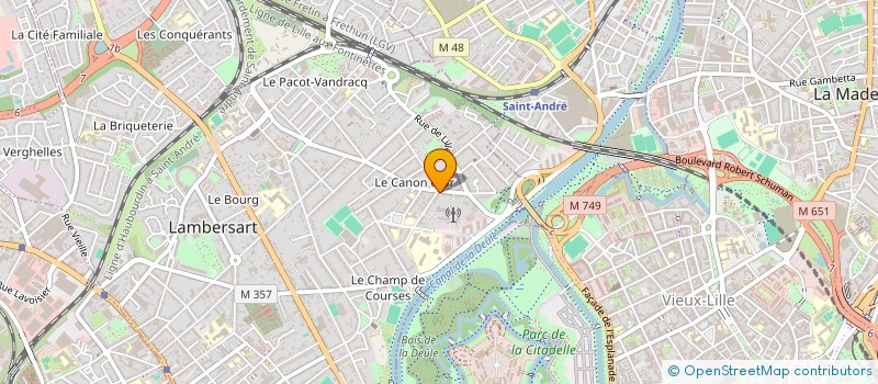 localisation de l'entreprise INEDIT 2 à LAMBERSART