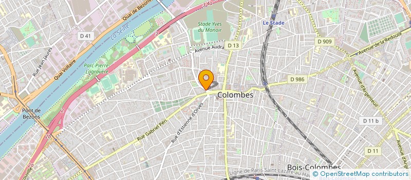 localisation de l'entreprise INEDIT CONCEPT à COLOMBES
