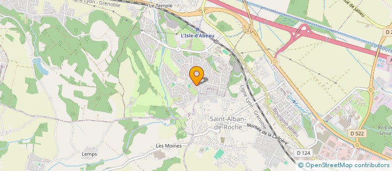 localisation de l'entreprise INEED-IDA  L'ISLE-D'ABEAU