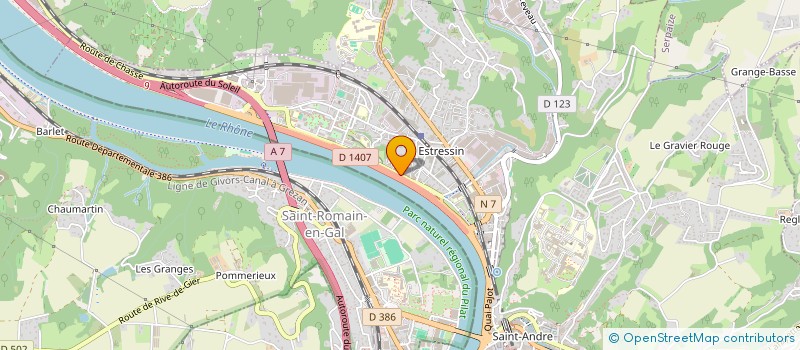 localisation de l'entreprise INEGOL MEUBLES à VIENNE
