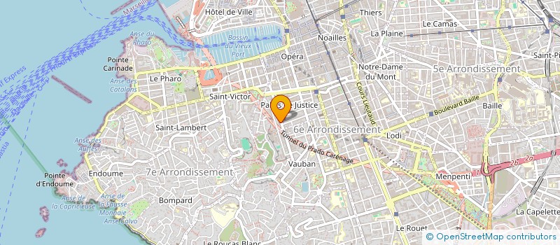 localisation de l'entreprise INEL à MARSEILLE