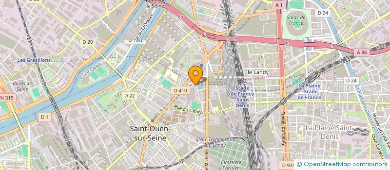 localisation de l'entreprise INELCO à SAINT-DENIS
