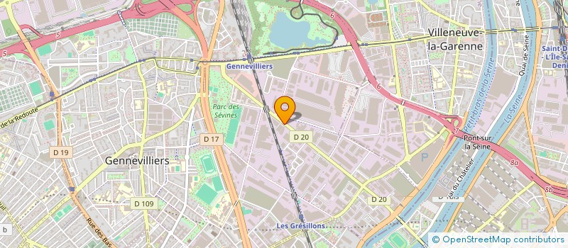 localisation de l'entreprise INELCO FRANCE SA à GENNEVILLIERS