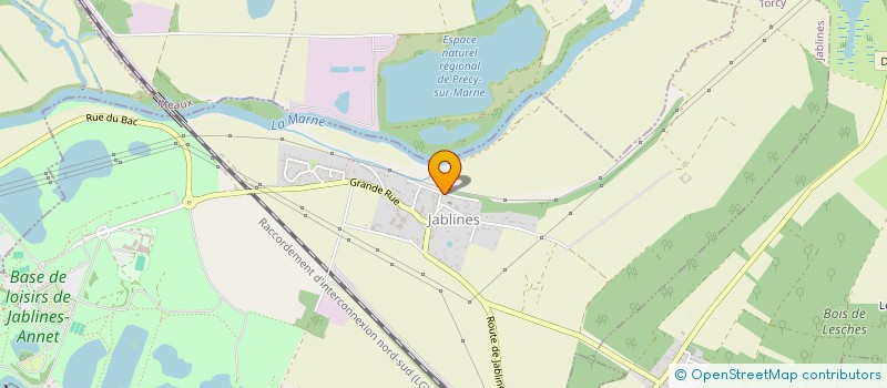 localisation de l'entreprise INELDI  JABLINES