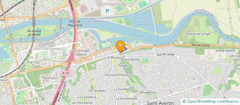 localisation de l'entreprise INELE  SAINT-AVERTIN