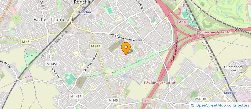 localisation de l'entreprise INELIA  RONCHIN