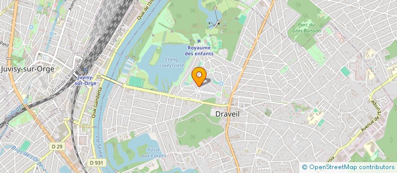localisation de l'entreprise INELIANOR à DRAVEIL