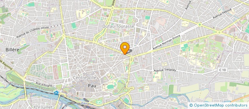 localisation de l'entreprise INELO SERVICES à PAU