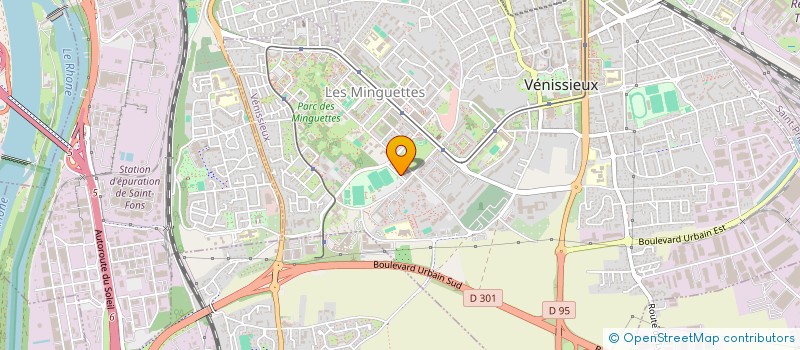 localisation de l'entreprise INELTEC FRANCE à VENISSIEUX