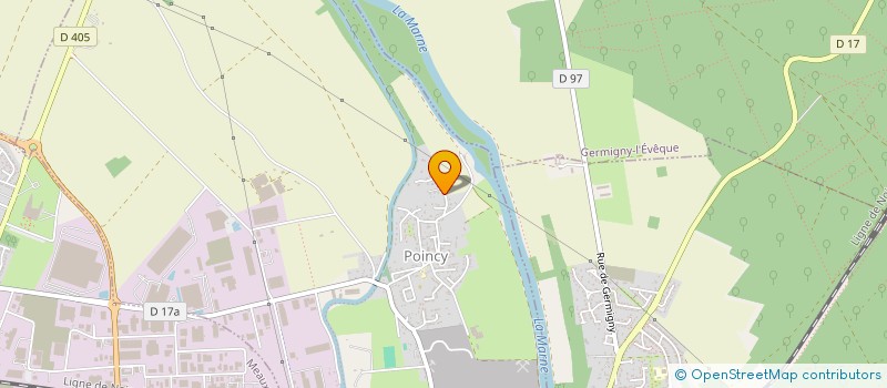 localisation de l'entreprise INELYA  POINCY