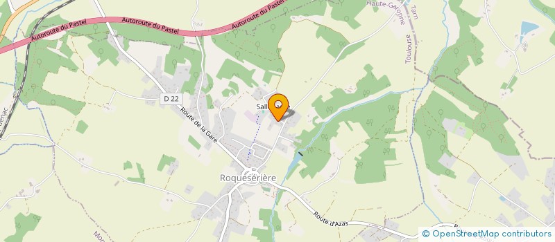 localisation de l'entreprise INELYS  ROQUESERIERE