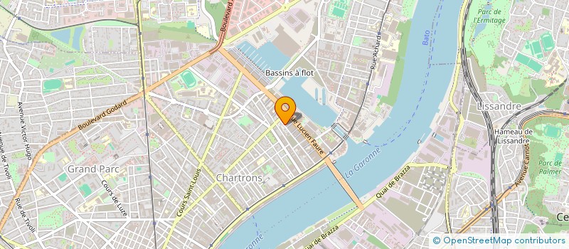 localisation de l'entreprise INELYS EXPRESS à BORDEAUX
