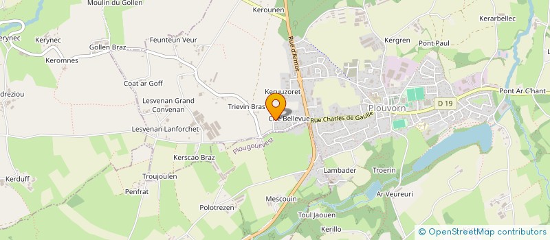 localisation de l'entreprise INEMA LOC  PLOUVORN