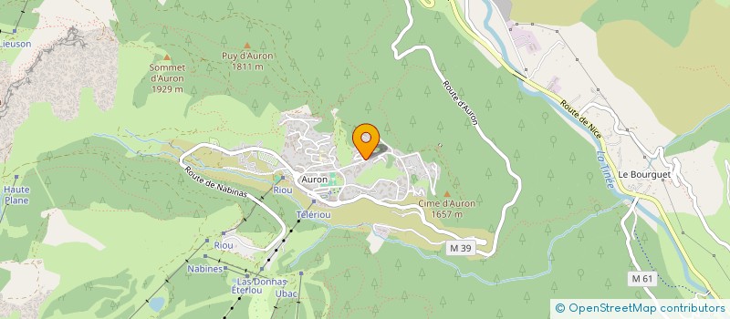 localisation de l'entreprise INEMAN  SAINT-ETIENNE-DE-TINEE