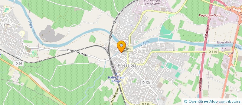 localisation de l'entreprise INEO  RIVESALTES