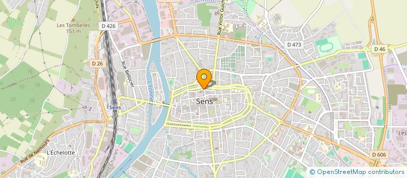 localisation de l'entreprise INEO à SENS