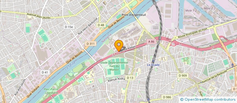localisation de l'entreprise INEO AUTOMOBILE à COLOMBES
