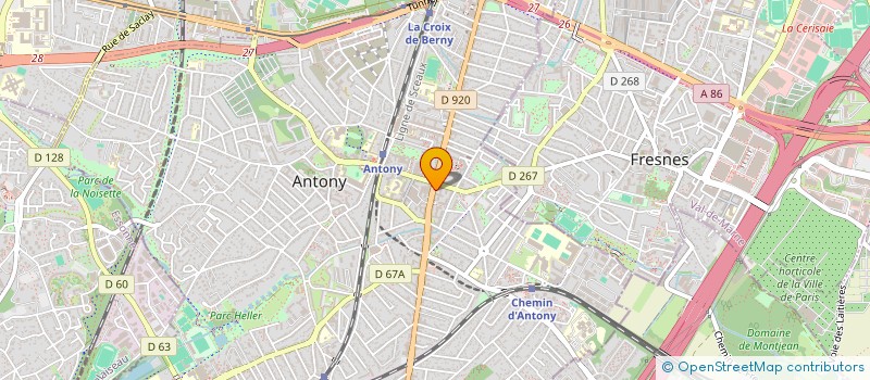 localisation de l'entreprise INEO HOLDING à ANTONY