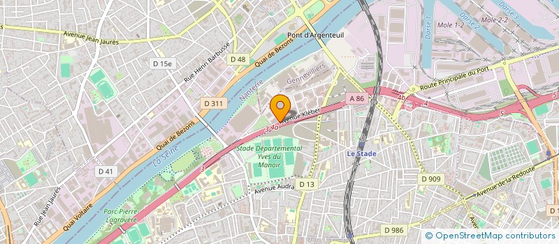 localisation de l'entreprise INEO INDUSTRIE ET SERVICES IDF à COLOMBES