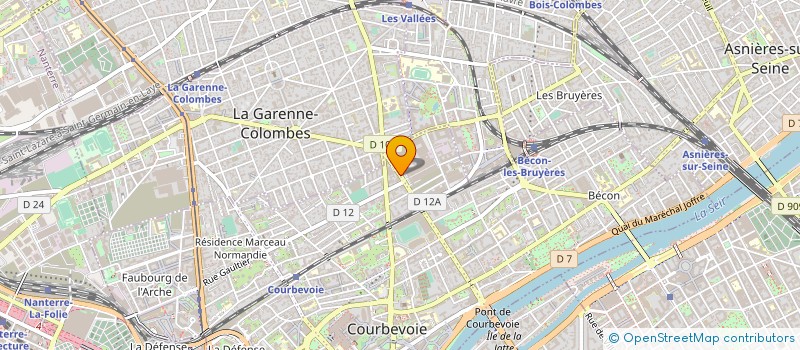 localisation de l'entreprise INEO LOGISTIQUE à COURBEVOIE