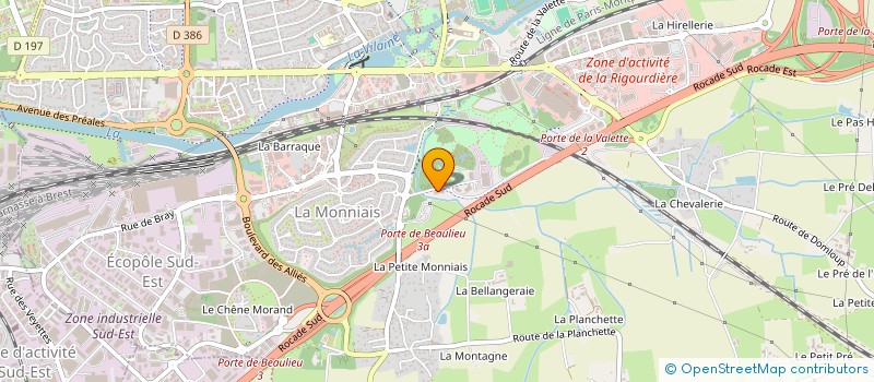 localisation de l'entreprise INEOD  CESSON-SEVIGNE