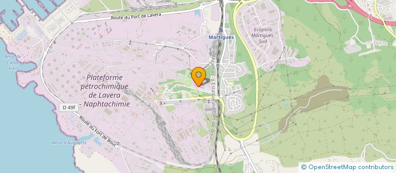 localisation de l'entreprise INEOS FRANCE SAS à MARTIGUES