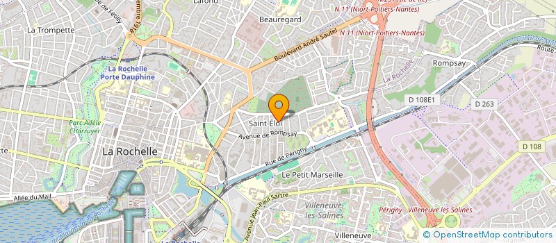 localisation de l'entreprise INEOSKIN LR à LA ROCHELLE
