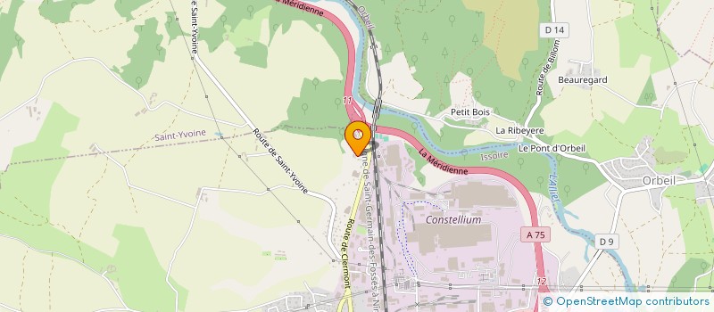 localisation de l'entreprise INEOVTEC  ISSOIRE