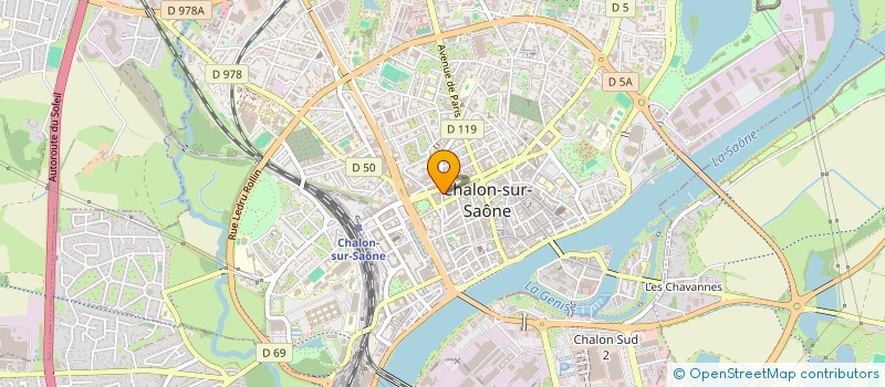 localisation de l'entreprise INEP à CHALON-SUR-SAONE