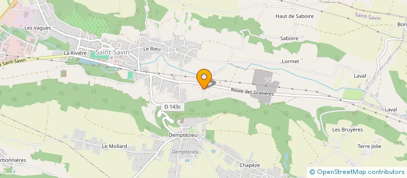 localisation de l'entreprise INEPSY  SAINT-SAVIN