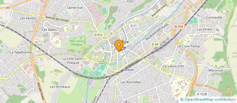 localisation de l'entreprise INERA à DREUX