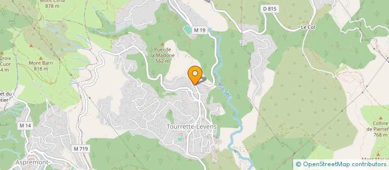 localisation de l'entreprise INERGIES  TOURRETTE-LEVENS