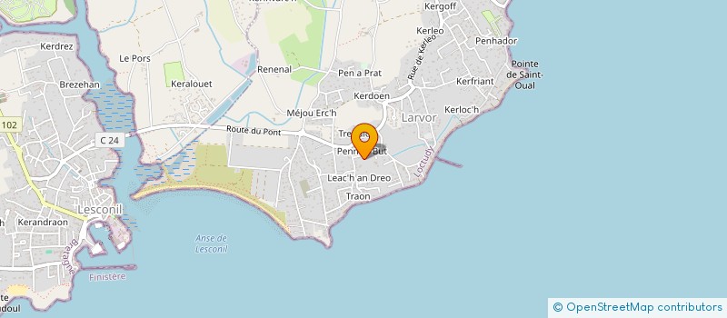 localisation de l'entreprise INERSEA CONSULTING à LOCTUDY