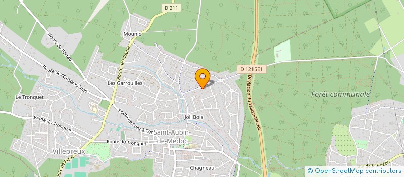 localisation de l'entreprise INERSTATE  SAINT-AUBIN-DE-MEDOC