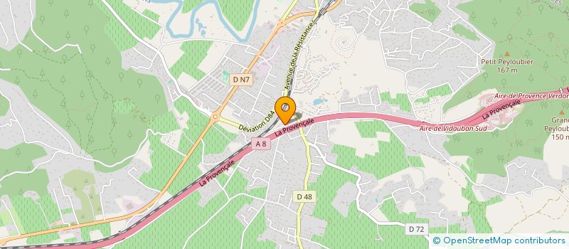 localisation de l'entreprise INERTIE CONCEPT  VIDAUBAN