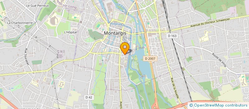 localisation de l'entreprise INERTIE DESIGN à MONTARGIS