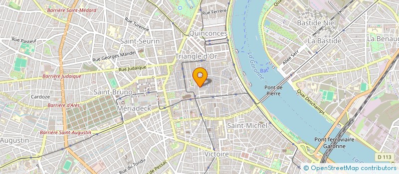 localisation de l'entreprise INES à BORDEAUX