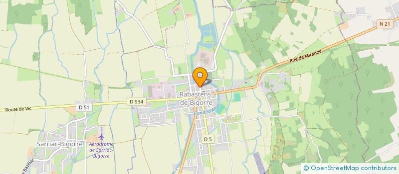 localisation de l'entreprise INES  RABASTENS-DE-BIGORRE