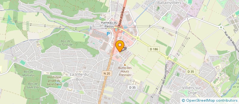 localisation de l'entreprise INES à BALLAINVILLIERS