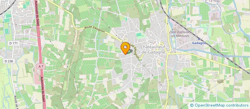 localisation de l'entreprise INES  CHATEAUNEUF-DE-GADAGNE