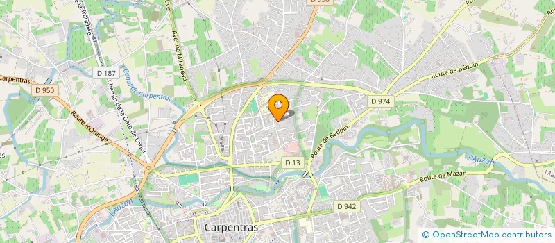 localisation de l'entreprise INES  CARPENTRAS