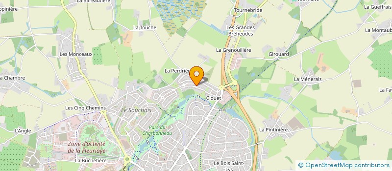 localisation de l'entreprise INES  CARQUEFOU