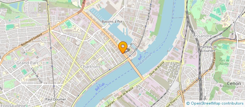 localisation de l'entreprise INES à BORDEAUX