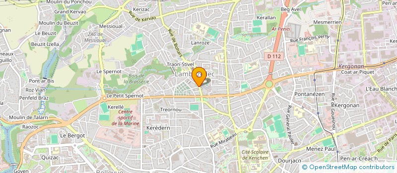 localisation de l'entreprise INES à BREST