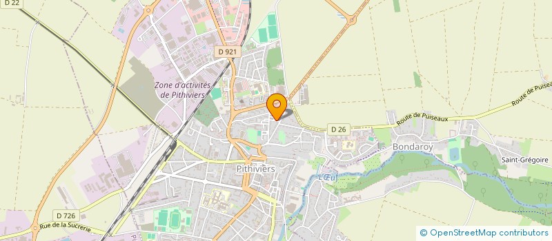 localisation de l'entreprise INES à PITHIVIERS