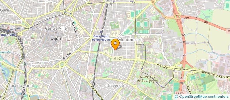 localisation de l'entreprise INES à DIJON