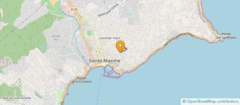 localisation de l'entreprise INES à SAINTE-MAXIME